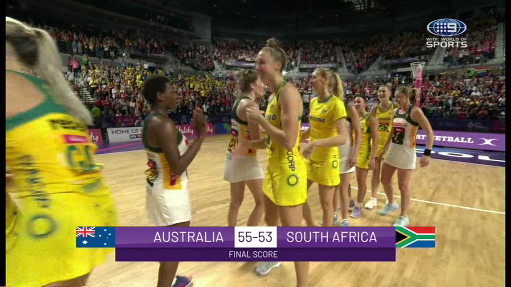 Australia defeats South Africa to make it to the Final of the Netball ...