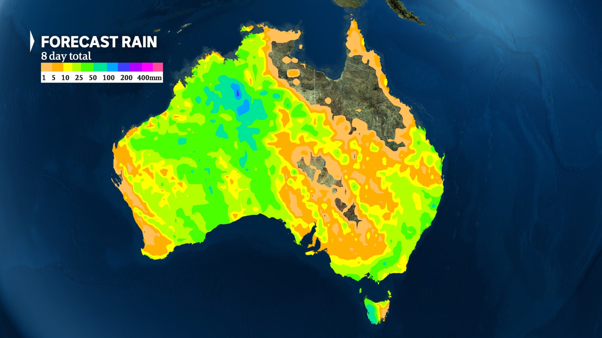 A map of australia