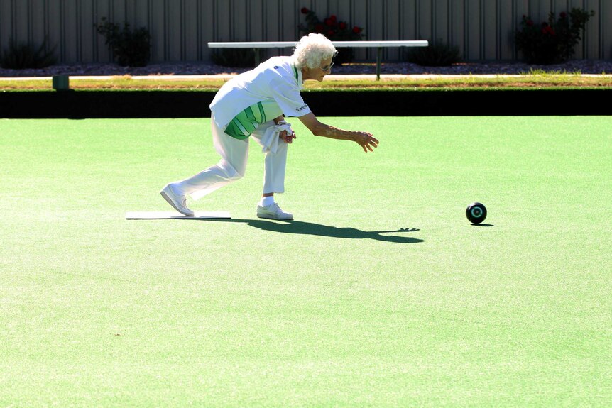 Lawn bowler Daisy Barnes