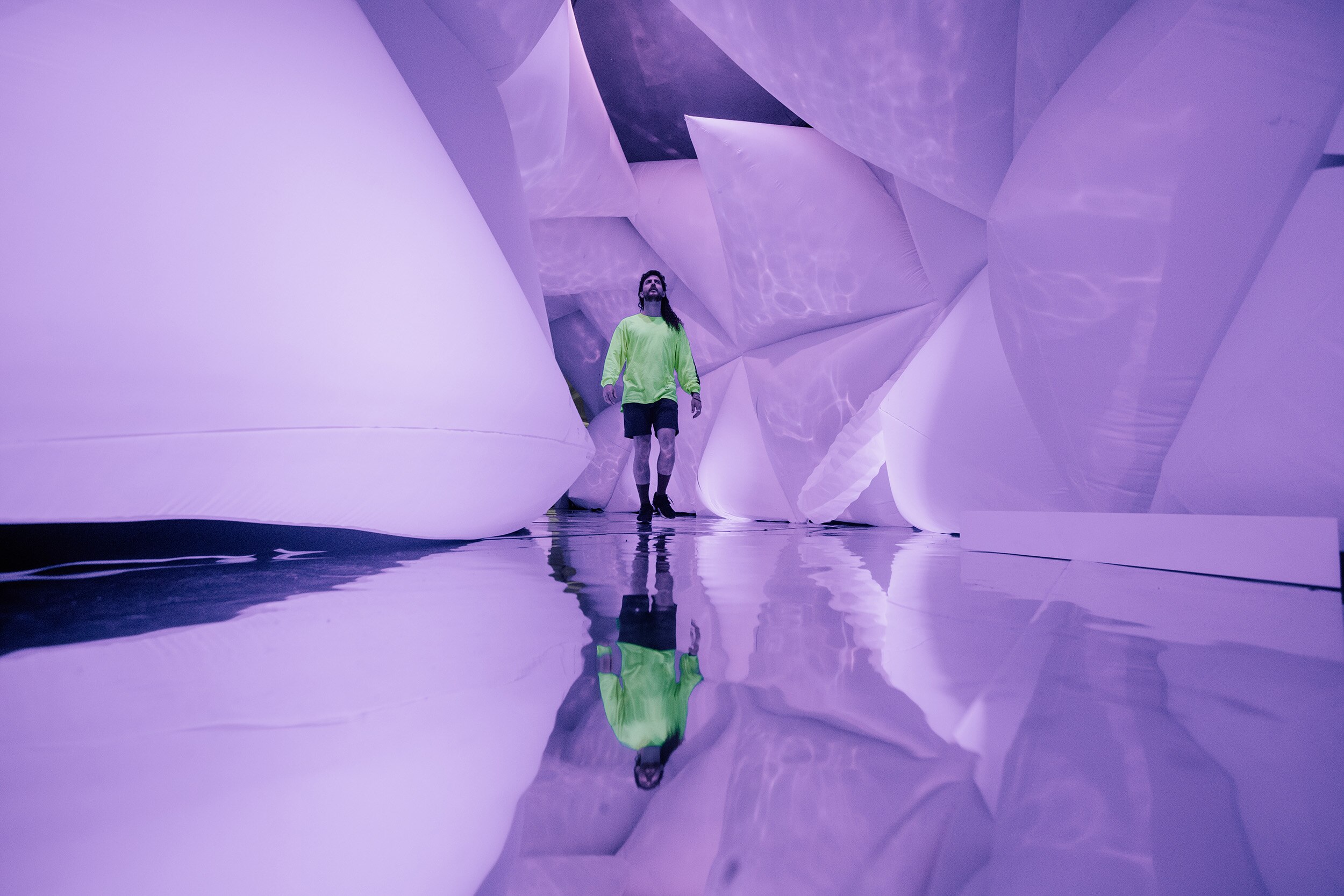 One of the exhibits in Imaginaria at Brisbane Festival