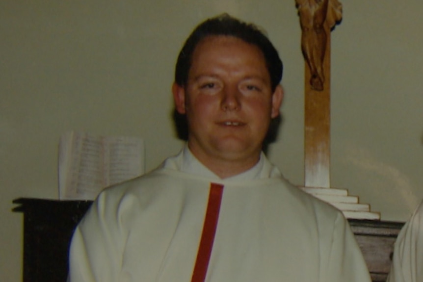 John Roach as an altar boy