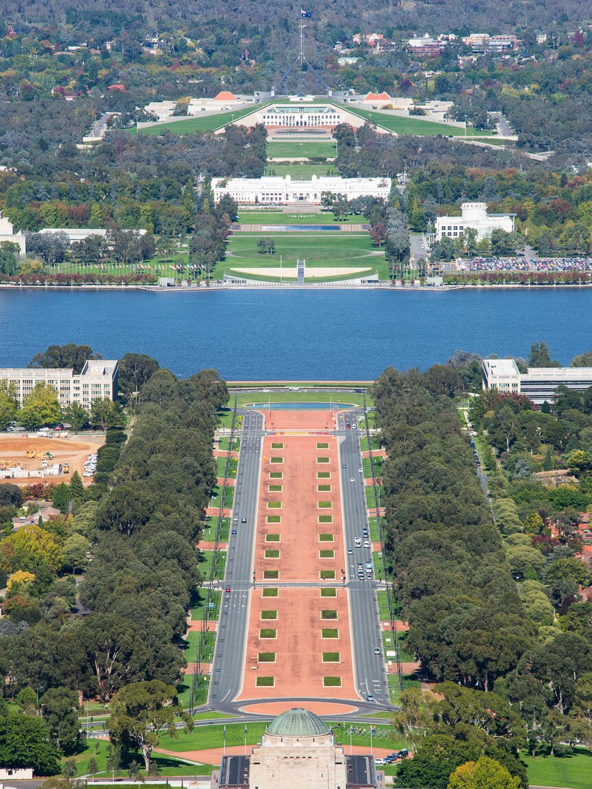 Anzac Parade in Canberra
