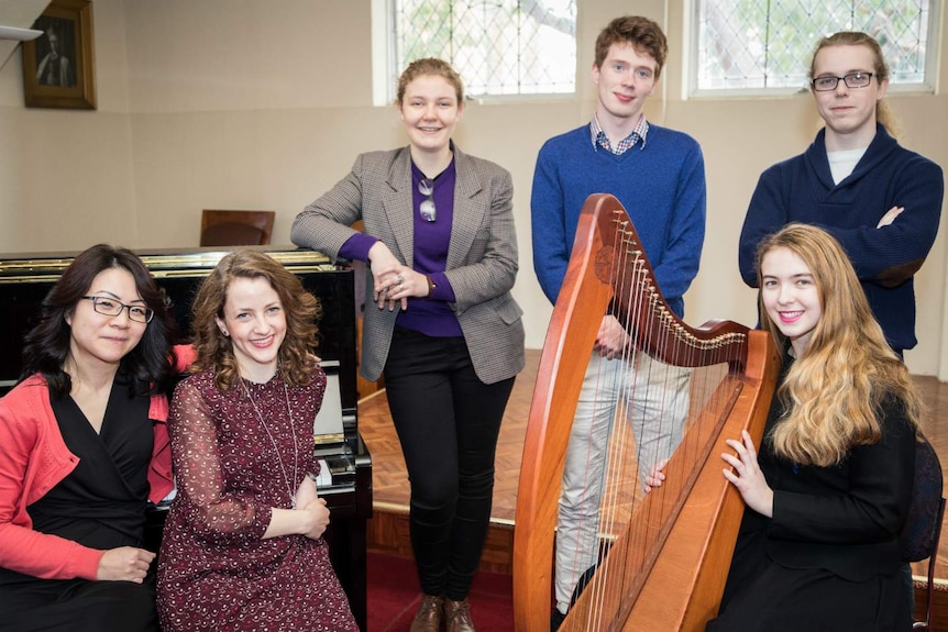 A group of Melbourne musicians ahead of the tenth Con to Kabul concert.