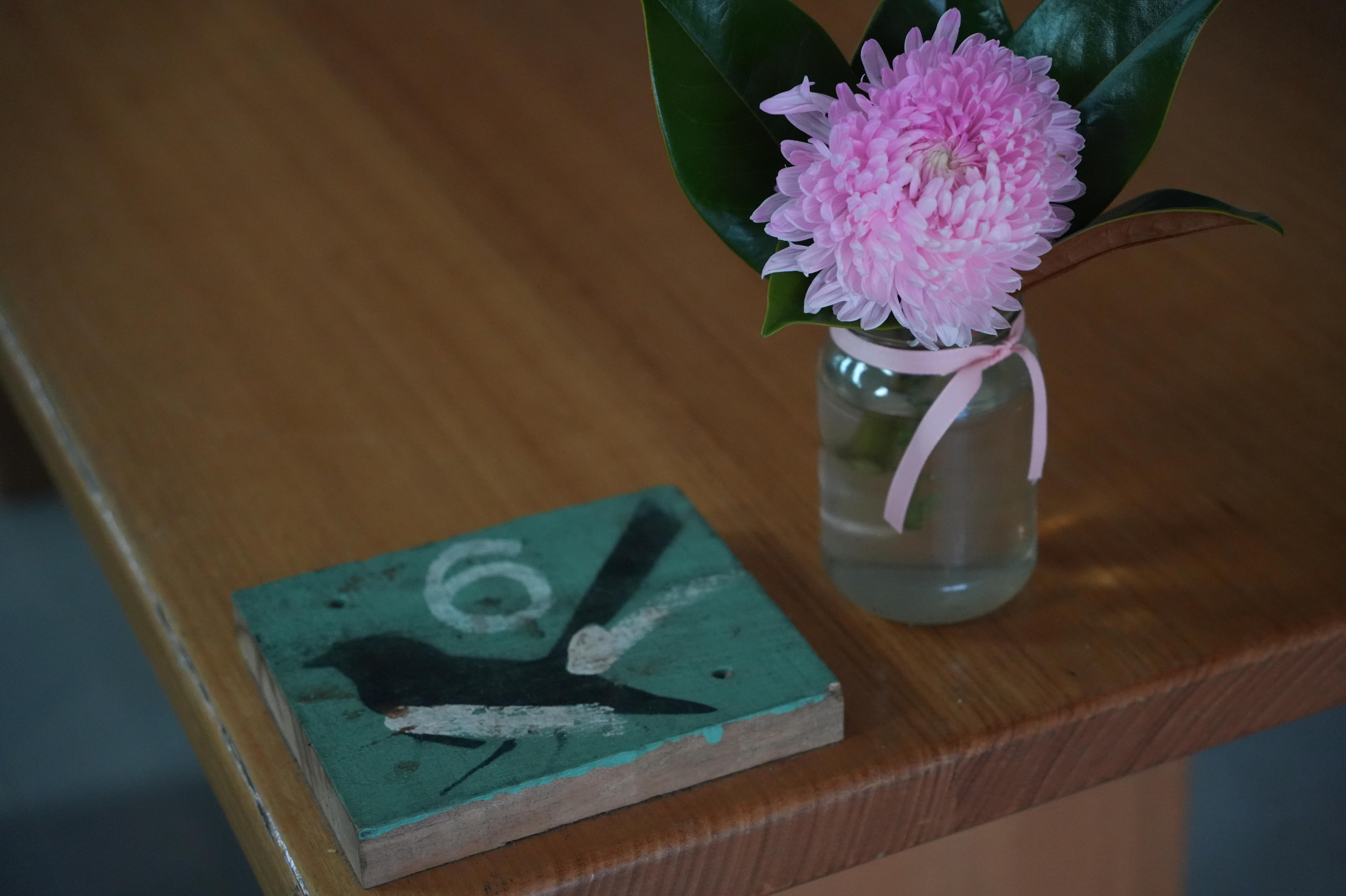 A willywag tail painting in a local cafe.