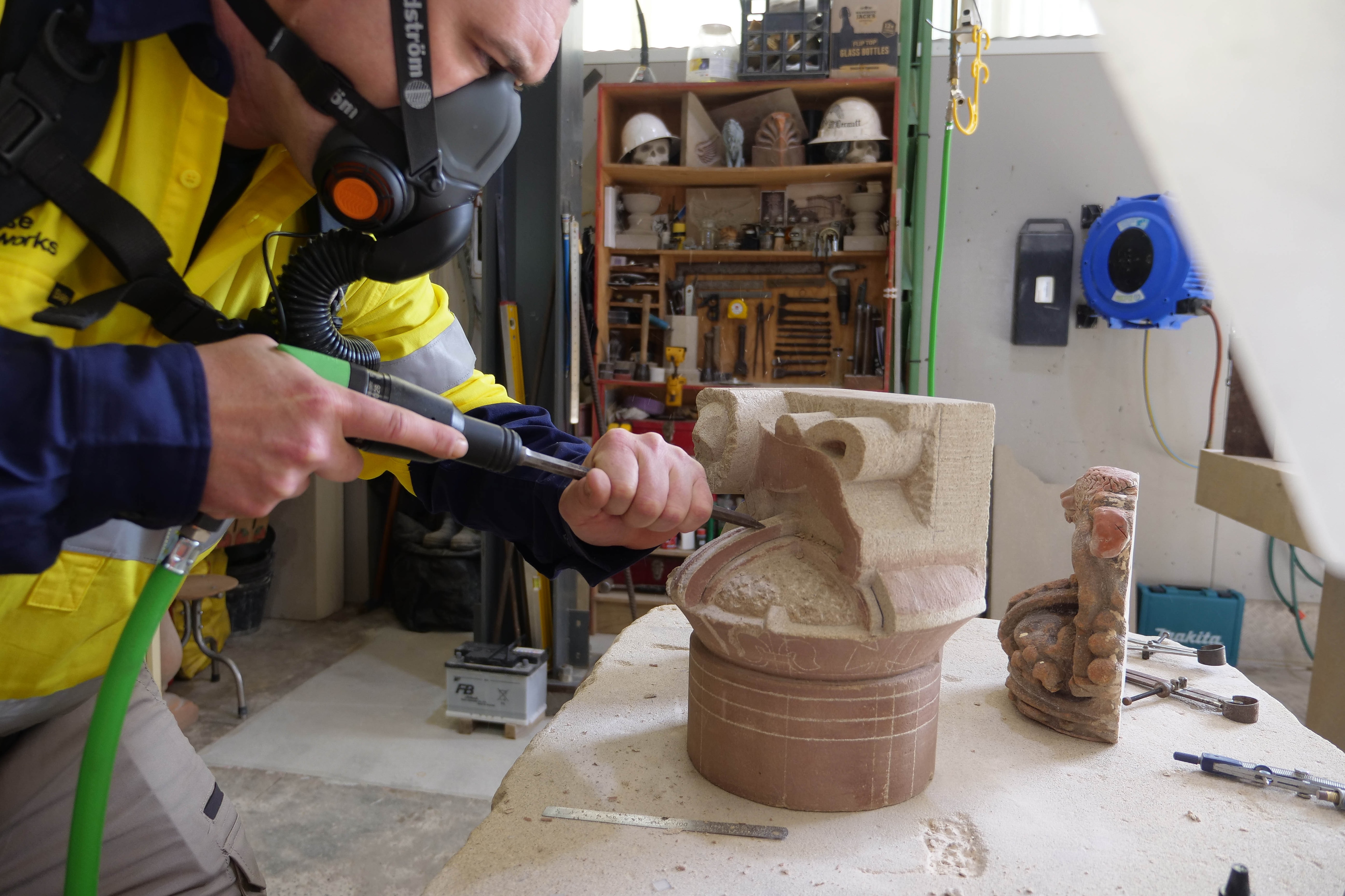 The Sydney workshop where hundred-year-old sculptures are made new