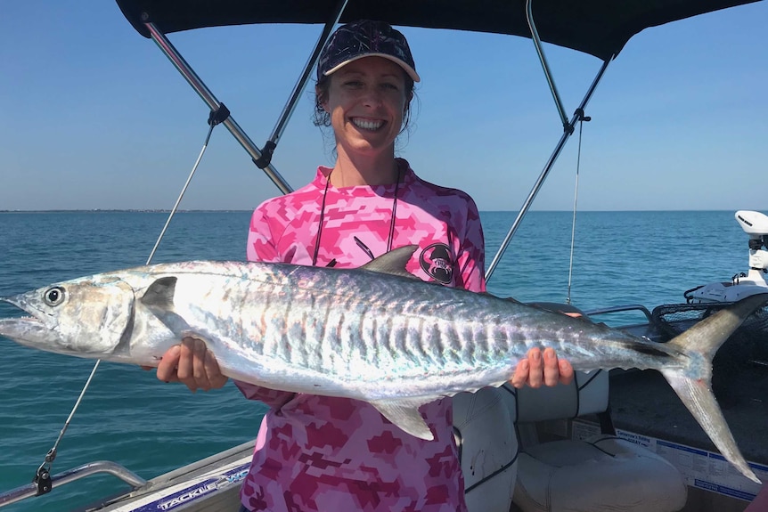 A Spanish Mackerel caught jigging off Darwin