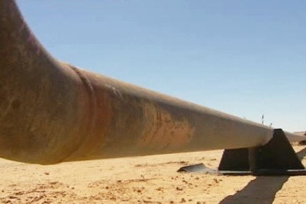 gas pipeline at Moomba SA