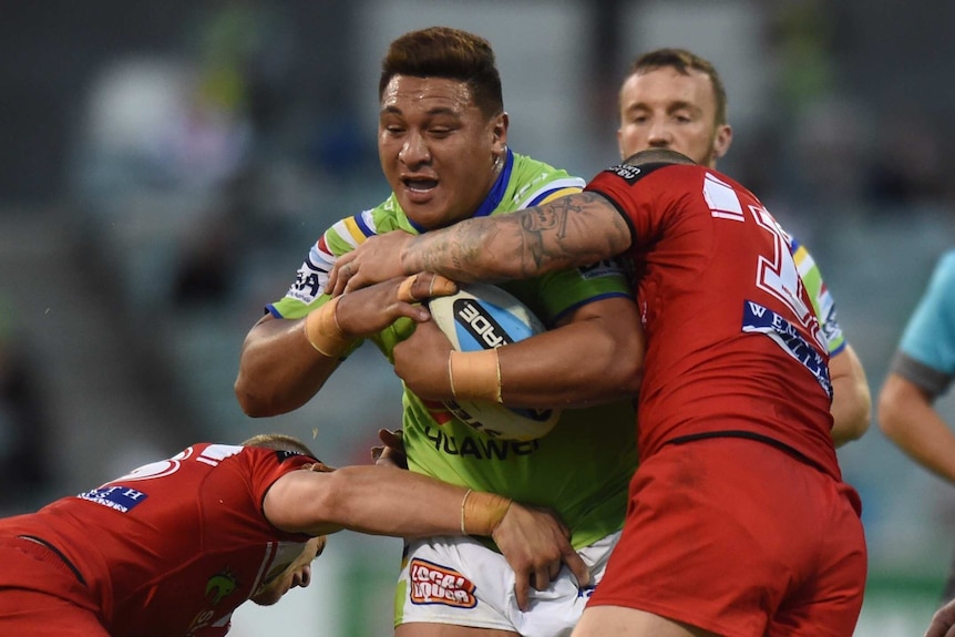 Josh Papalii has been stood down from the Kangaroos' squad to face the Kiwis in Canberra.