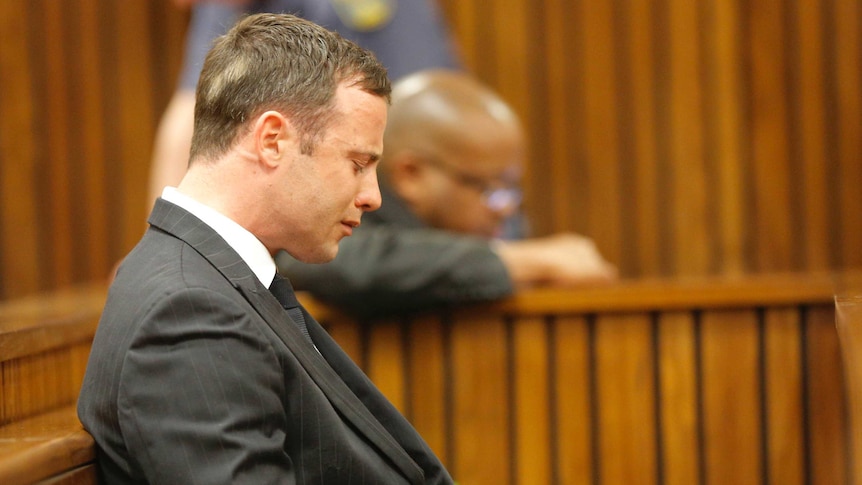 Oscar Pistorius weeps as judge delivers verdict