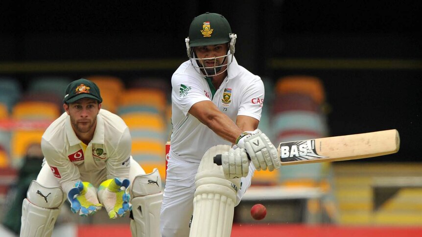 Alviro Petersen plays a reverse sweep