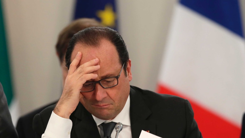 French president Francois Hollande