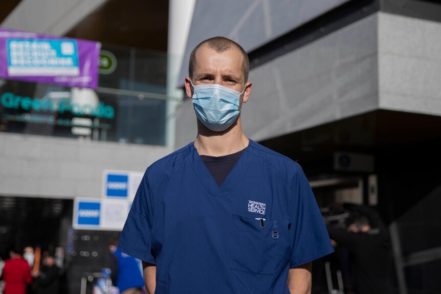ICU nurse Daniel May.