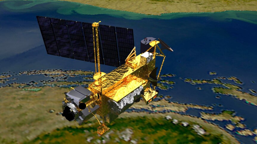 A conceptual image of the Upper Atmosphere Research Satellite (UARS)