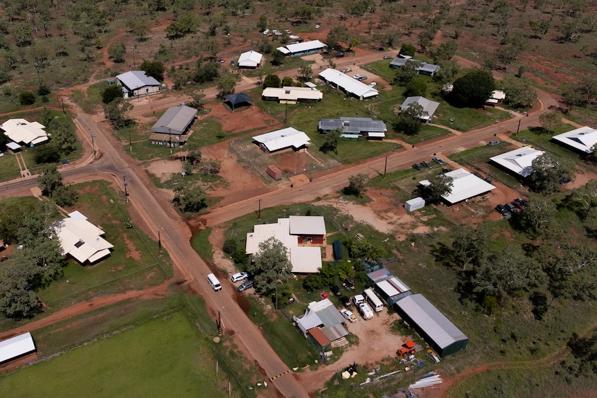 aerial shot of binjari