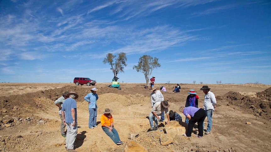 Australian Age of Dinosaurs conducts its annual dig for fossils at Winton