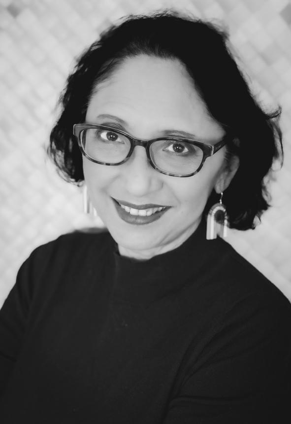 Torres Strait author Lenora Thacker, the image is in black and white.