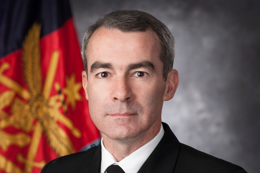 Rear Admiral Gregory Sammut's official military portrait