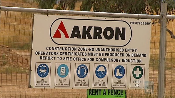 Akron has gone into voluntary administration leaving subcontractors owed thousands of dollars.
