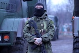 Azov soldier in Mariupol