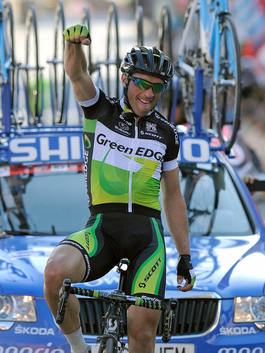 The Swiss rider also won the opening stage and holds the race lead going into Wednesday's hilly stage.