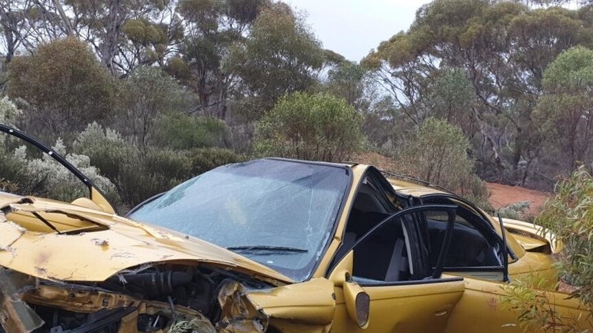 Mr Beer said he had no time to think or react when he finally saw the upturned truck.