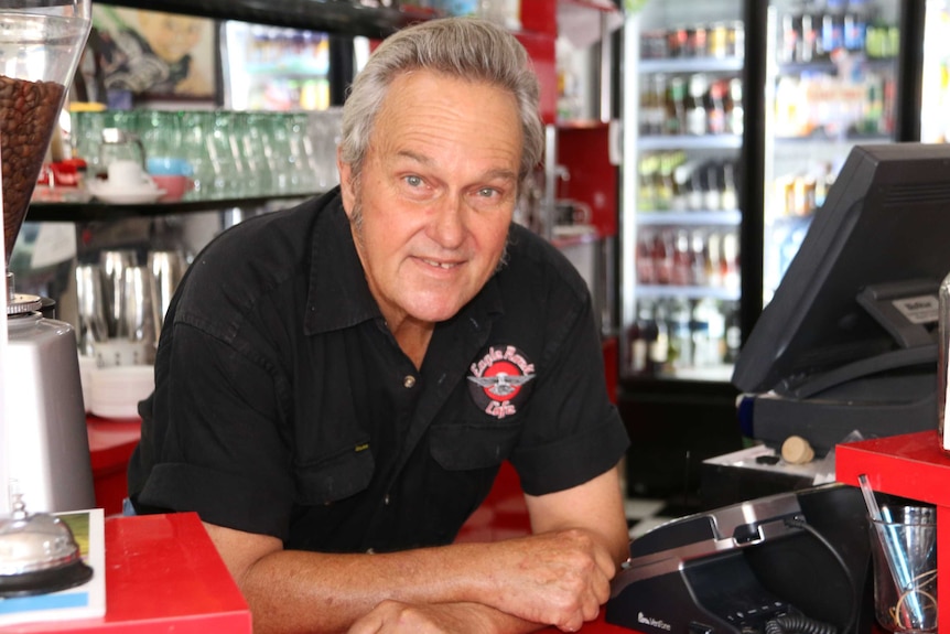 Gary Morris in Laidley's Eagle Rock Cafe