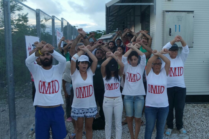 Vigil on Nauru for refugee Omid