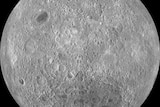 A grey image taken in 2011 made available by NASA shows the lunar far side.