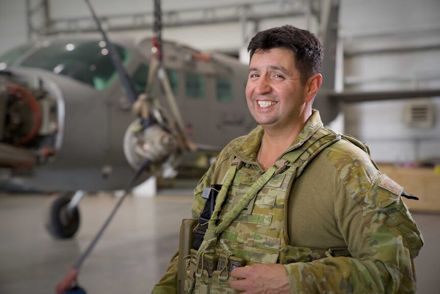 Australian advisor Squadron Leader Craig Page