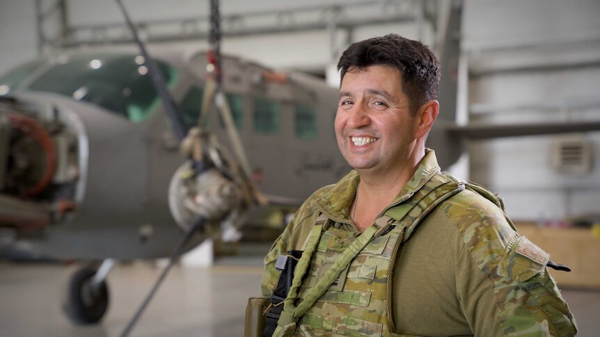 Australian advisor Squadron Leader Craig Page