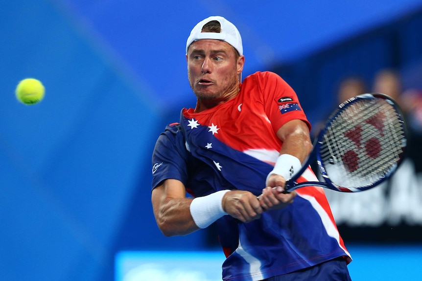 Lleyton Hewitt beats Jack Sock in Hopman Cup tie