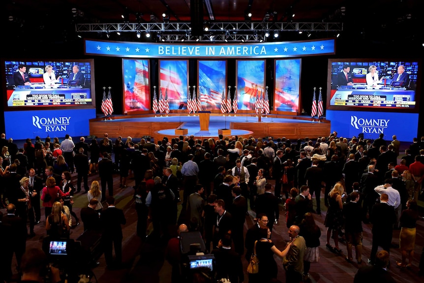 Mitt Romney's election night event