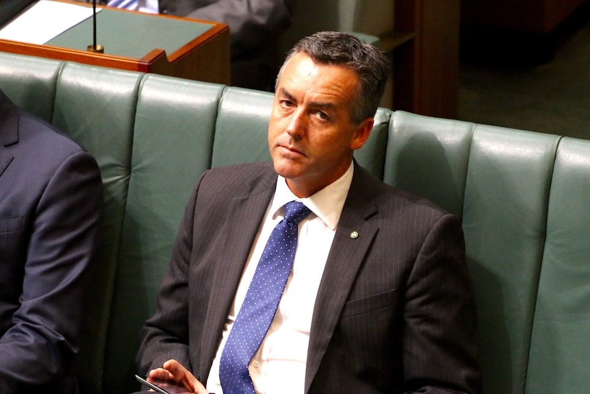 Darren Chester sits in the House of Representatives.