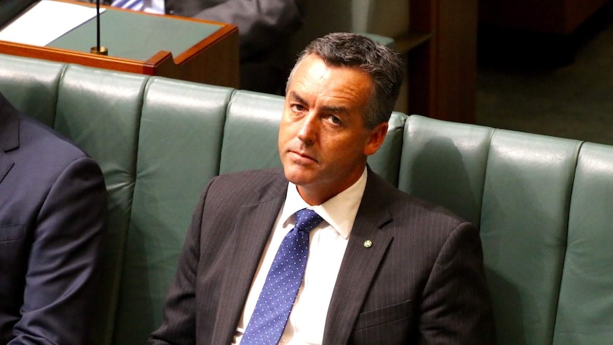 Darren Chester sits in the House of Representatives.