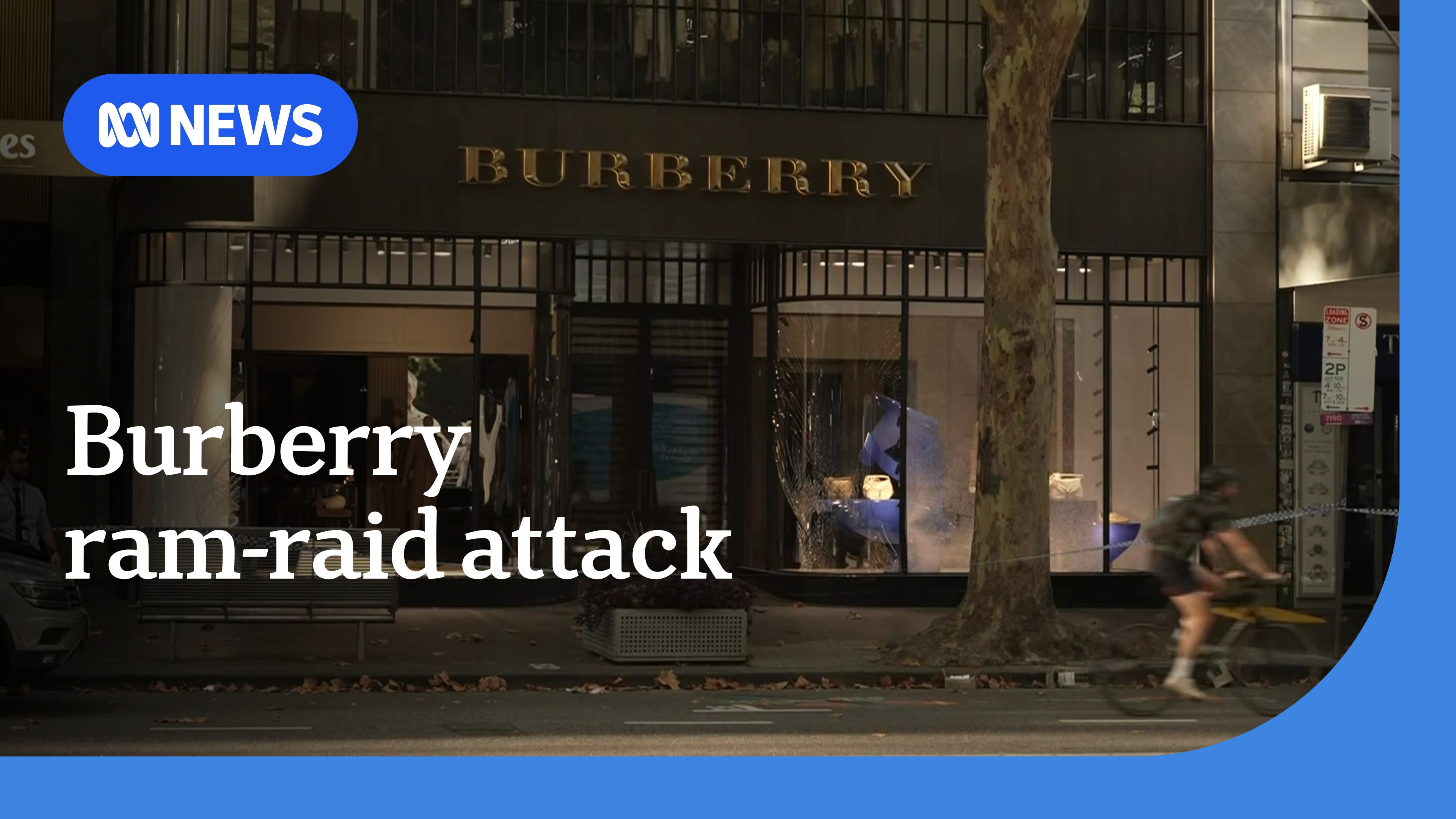 Thieves ram raid Burberry store in Melbourne's CBD - ABC News