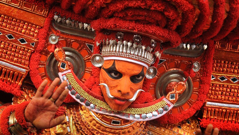 Theyyam ritual in India
