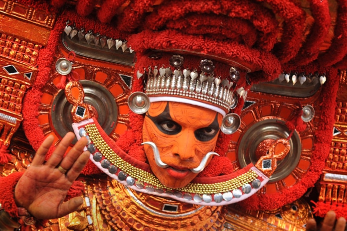 Theyyam ritual in India