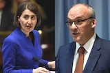 Gladys Berejiklian and Luke Foley