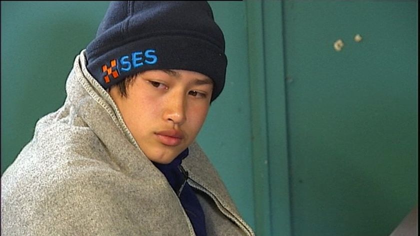 Rescued: 14-year old schoolboy Tung Pham.