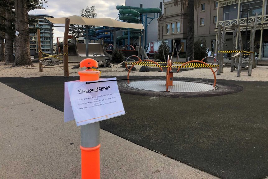 Glenelg playground closed