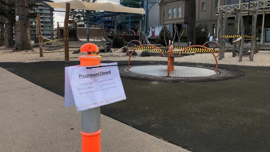 Glenelg playground closed