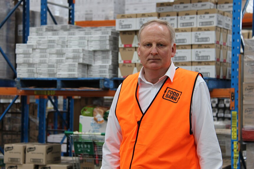 Foodbank CEO Edward Gauden