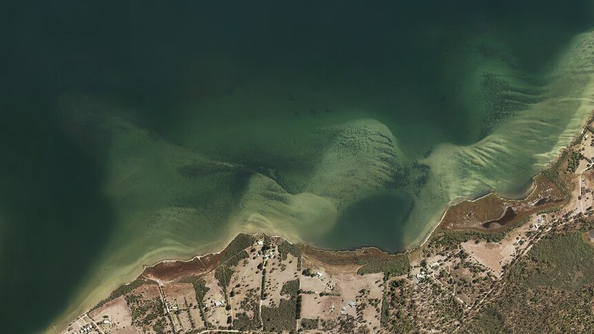 Aerial photo of Raymond Island