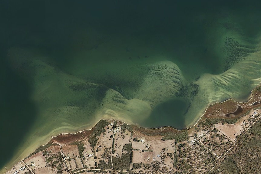 Aerial photo of Raymond Island