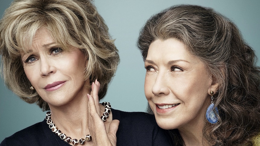 Jane Fonda and Lily Tomlin in the Netflix series Grace and Frankie.