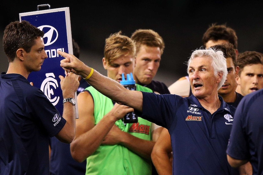 Three-time premiership coach Mick Malthouse is Carlton's biggest signing.