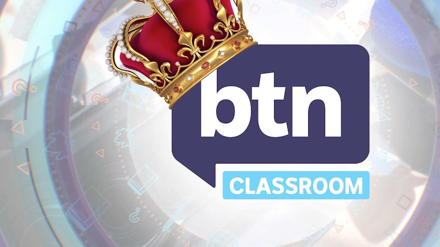 The BTN logo with a royal crown on it.
