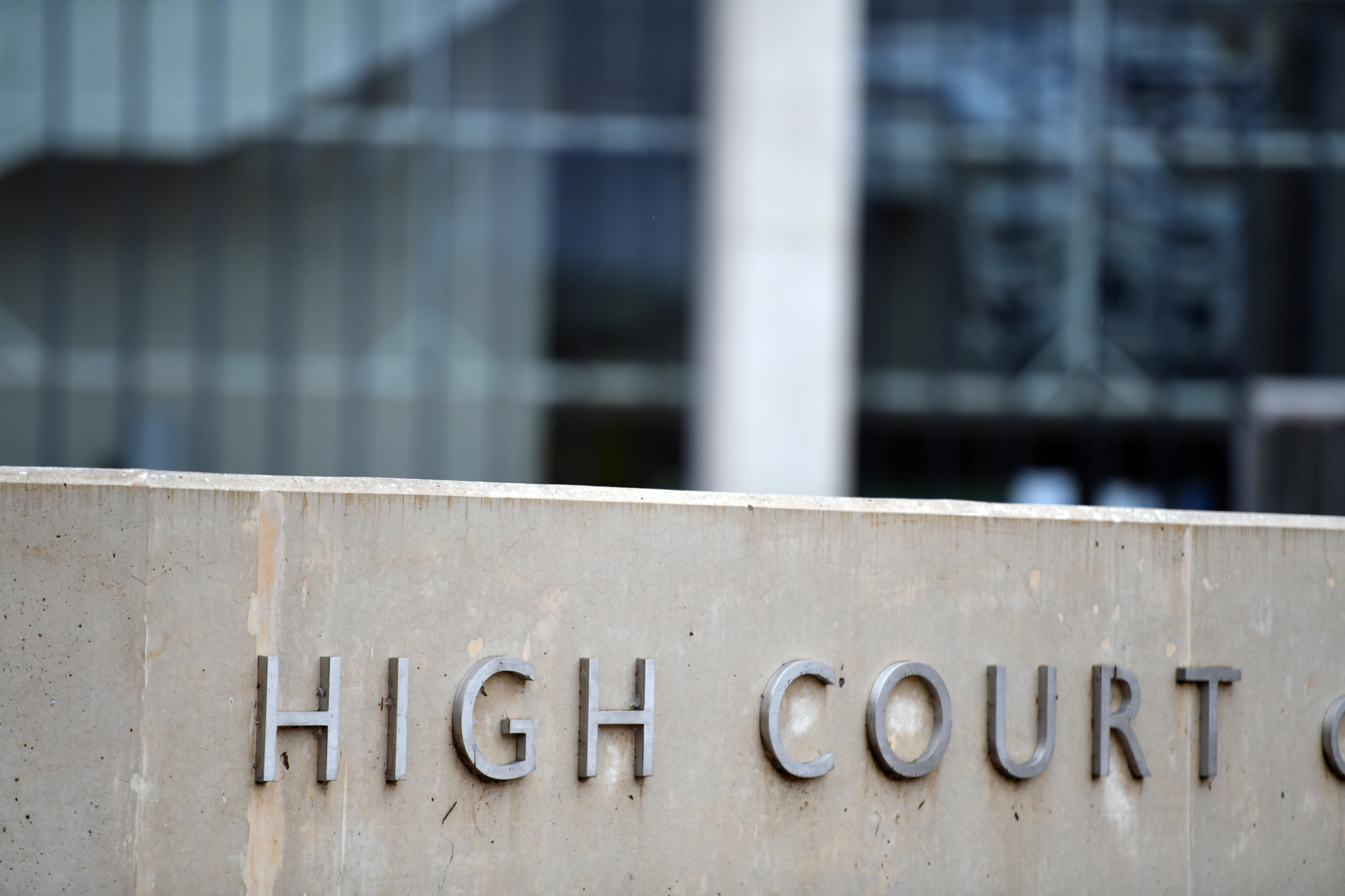 View of the High Court of Australia in Canberra.