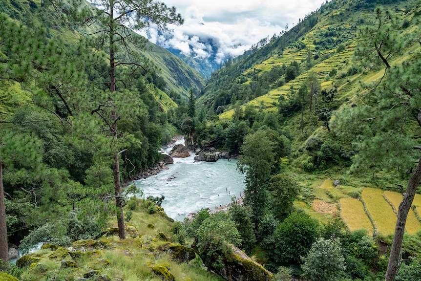 The Karnali river in Nepal.