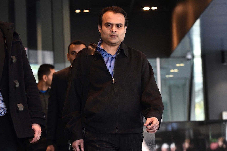 Pankaj Oswal leaves a Melbourne court in May 2016.